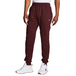Men's Champion® Fleece Powerblend Jogger Pants -Workout Clothes Sales Store 2491741 Maroon