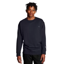 Men's Champion® Fleece Powerblend Sweatshirt -Workout Clothes Sales Store 2874625 Navy