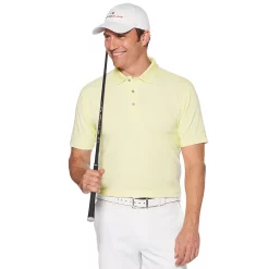 Men's Grand Slam Off Course Slim-Fit Textured Golf Polo -Workout Clothes Sales Store 3203708 Popcorn