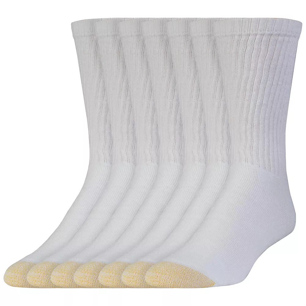 Men's GOLDTOE® 6-pack + 2 Bonus Cushioned Crew Socks 4 Men's GOLDTOE® 6-pack + 2 Bonus Cushioned Crew Socks - Image 2