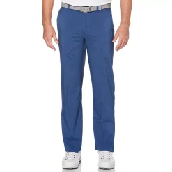 Men's Grand Slam On Course Regular-Fit MotionFlow 360 Active Waistband Stretch Golf Pants -Workout Clothes Sales Store 3328790 Navy Heather