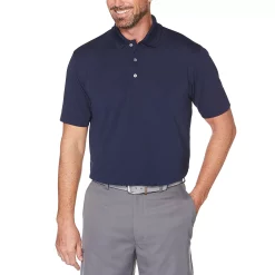 Men's Grand Slam Off Course Classic-Fit Solid Golf Polo 17 Men's Grand Slam Off Course Classic-Fit Solid Golf Polo -Workout Clothes Sales Store 3501649 Peacoat