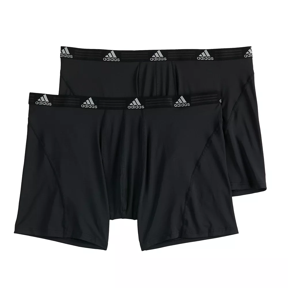 Big & Tall adidas 2-pack Performance Boxer Briefs 5 Big & Tall adidas 2-pack Performance Boxer Briefs - Image 3