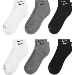Men's Nike 6-pack Everyday Plus Cushioned Low-Cut Training Socks -Workout Clothes Sales Store 3570393 ALT2