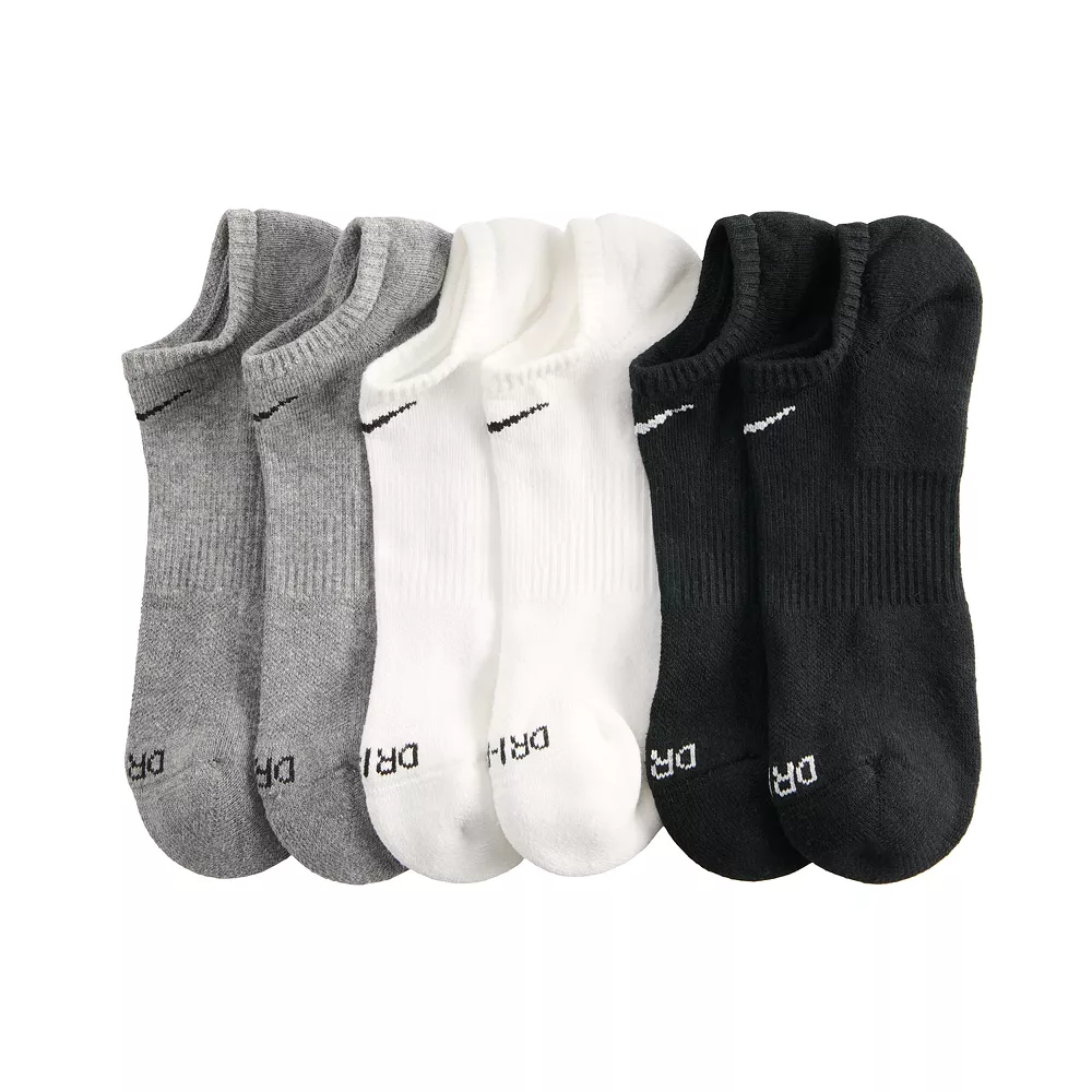 Men's Nike 6-pack Everyday Plus Cushion No-Show Training Socks 6 Men's Nike 6-pack Everyday Plus Cushion No-Show Training Socks - Image 4