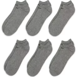 Men's Nike 6-Pack Everyday Cushioned No-Show Training Socks -Workout Clothes Sales Store 3570993 ALT3