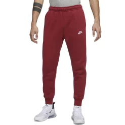 Men's Nike Sportswear Club Fleece Joggers -Workout Clothes Sales Store 3583242 Pomegranate