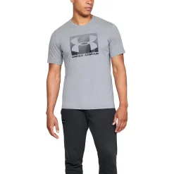 Men's Under Armour Boxed Sportstyle Tee -Workout Clothes Sales Store 3591775 Steel Graphite