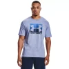 Men's Under Armour Boxed Sportstyle Tee -Workout Clothes Sales Store 3591775 Washed Blue