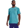 Big & Tall Under Armour Sportstyle Tee -Workout Clothes Sales Store 3610108 Glacier Blue