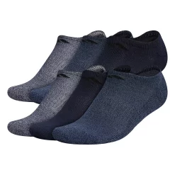 Men's adidas 6-pack Athletic Cushioned No-Show Socks -Workout Clothes Sales Store 3626334 Navy Marl