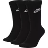 Men's Nike Everyday Essential Crew Socks -Workout Clothes Sales Store 3631965 Black