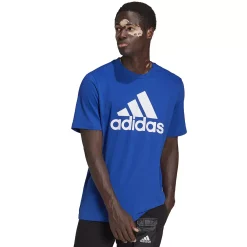 Big & Tall adidas Logo Tee -Workout Clothes Sales Store 3652880 Team Royal