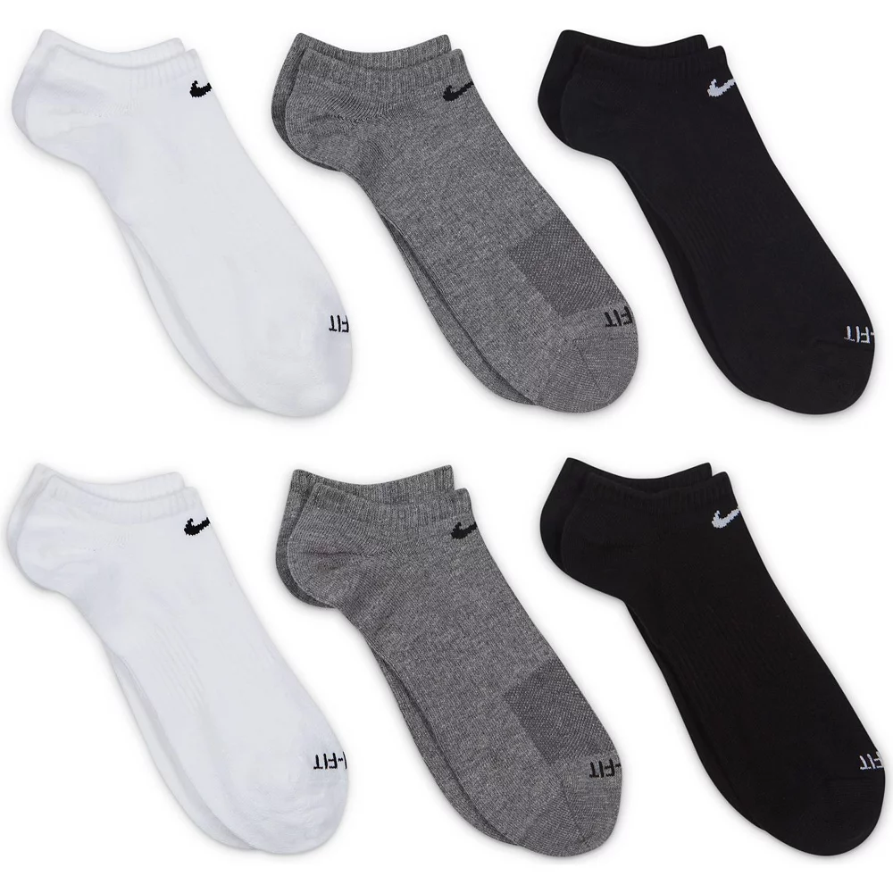 Men's Nike 6-pack Everyday Plus Lightweight No-Show Training Socks 8 Men's Nike 6-pack Everyday Plus Lightweight No-Show Training Socks - Image 6