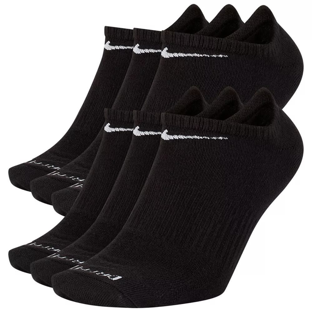 Men's Nike 6-pack Everyday Plus Lightweight No-Show Training Socks 3 Men's Nike 6-pack Everyday Plus Lightweight No-Show Training Socks