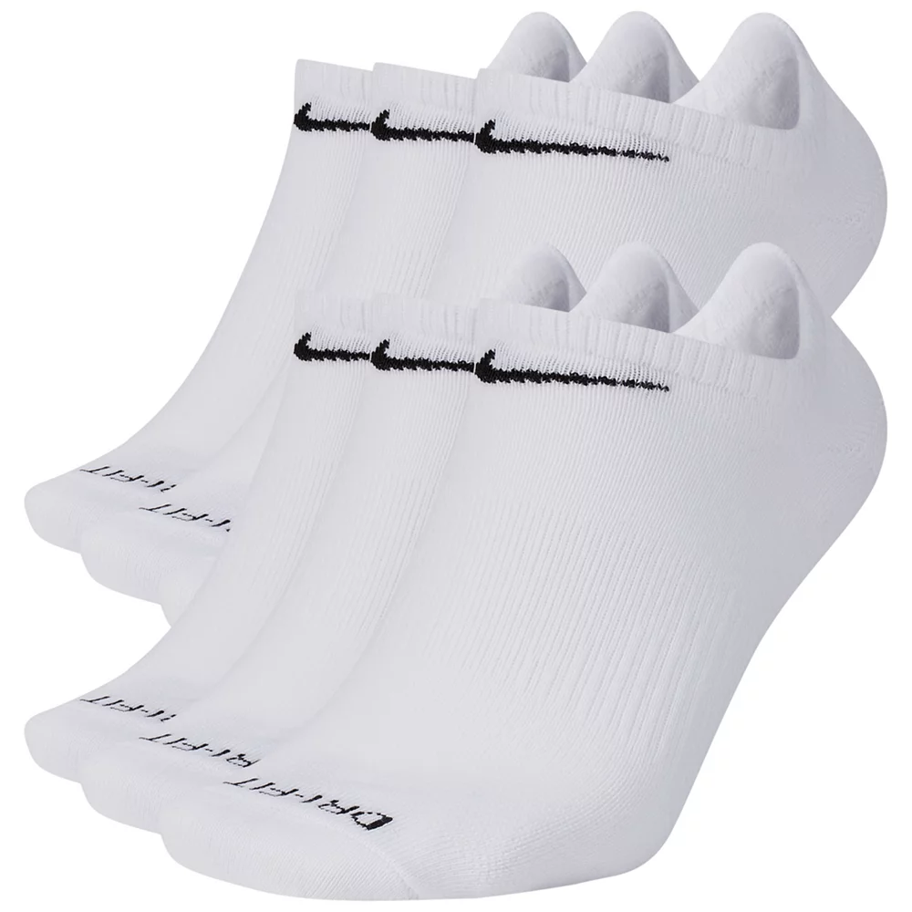 Men's Nike 6-pack Everyday Plus Lightweight No-Show Training Socks 4 Men's Nike 6-pack Everyday Plus Lightweight No-Show Training Socks - Image 2