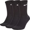 Men's Nike 3-pack Everyday Cushion Crew Training Socks 2 Men's Nike 3-pack Everyday Cushion Crew Training Socks -Workout Clothes Sales Store 3698237 Black
