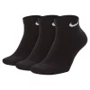Men's Nike 3-pack Everyday Cushion Low-Cut Training Socks -Workout Clothes Sales Store 3698239 Black
