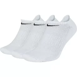 Men's Nike 3-pack Everyday Cushion No-Show Training Socks -Workout Clothes Sales Store 3698240 White