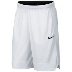 Men's Nike Dri-FIT Icon Basketball Shorts -Workout Clothes Sales Store 3698449 White