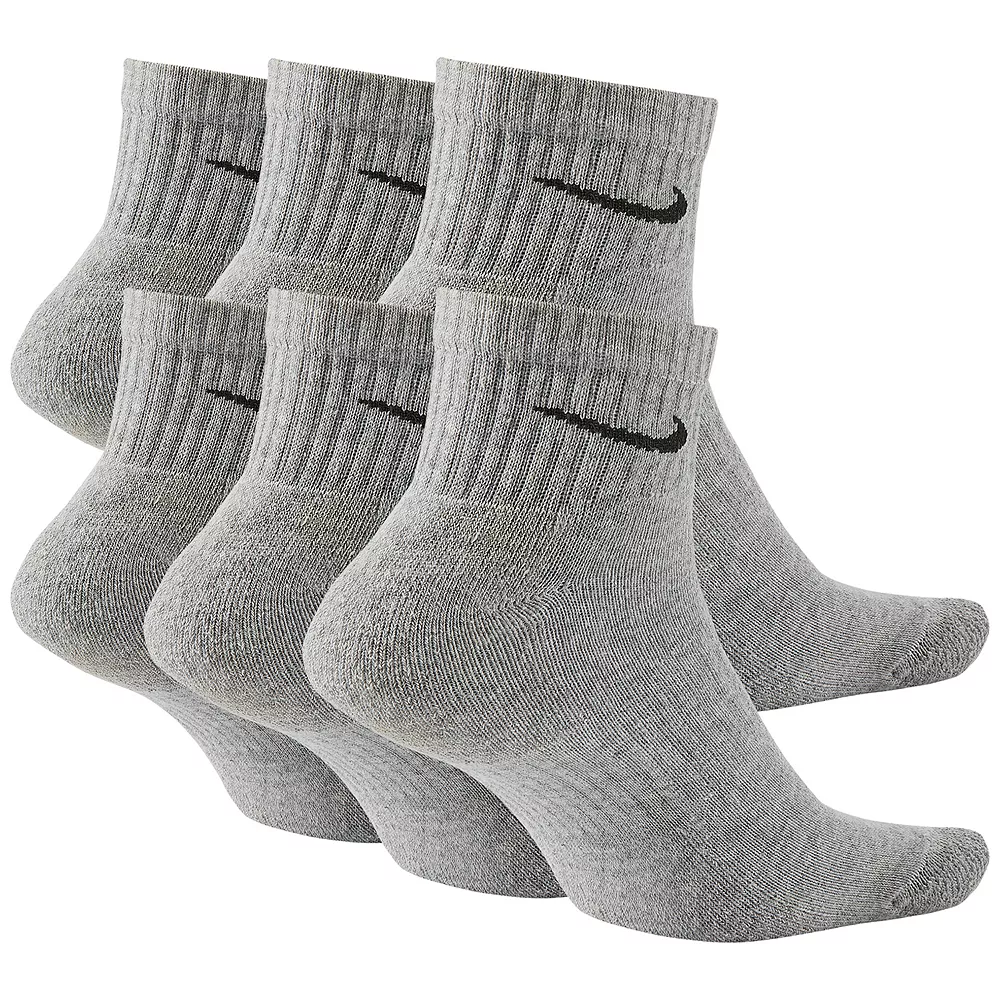 Men's Nike 6-Pack Everyday Cushion Ankle Training Socks 6 Men's Nike 6-Pack Everyday Cushion Ankle Training Socks - Image 4