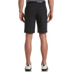 Men's Grand Slam MotionFlow 360 Plaid Golf Shorts -Workout Clothes Sales Store 3740389 ALT