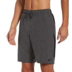 Men's Nike Contend 9-inch Volley Swim Trunks -Workout Clothes Sales Store 3772367 Grey Heather
