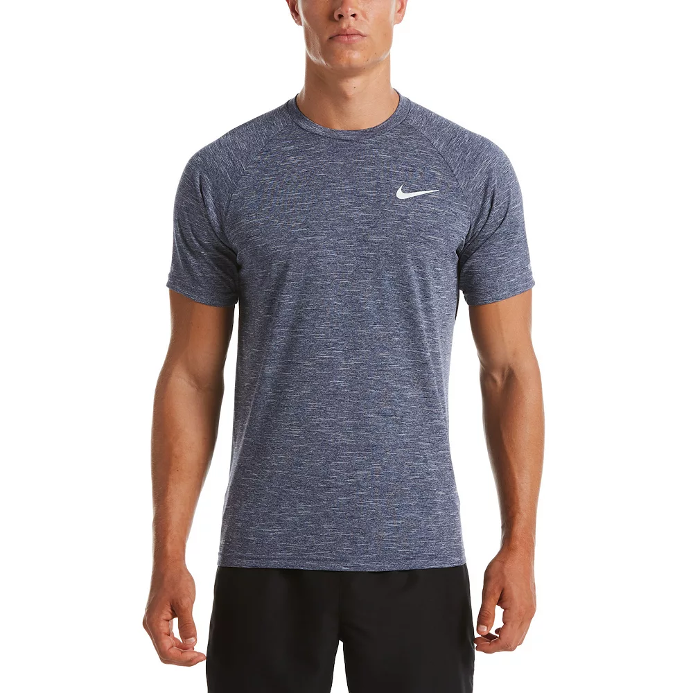 Men's Nike Dri-FIT UPF 40+ Heathered Hydroguard Swim Top 10 Men's Nike Dri-FIT UPF 40+ Heathered Hydroguard Swim Top - Image 8