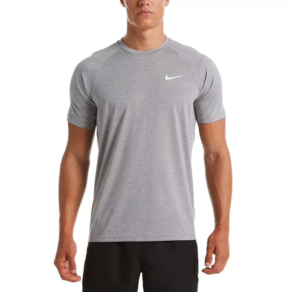 Men's Nike Dri-FIT UPF 40+ Heathered Hydroguard Swim Top 9 Men's Nike Dri-FIT UPF 40+ Heathered Hydroguard Swim Top - Image 7