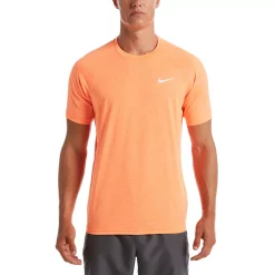 Men's Nike Dri-FIT UPF 40+ Heathered Hydroguard Swim Top 15 Men's Nike Dri-FIT UPF 40+ Heathered Hydroguard Swim Top -Workout Clothes Sales Store 3772842 Total Orange