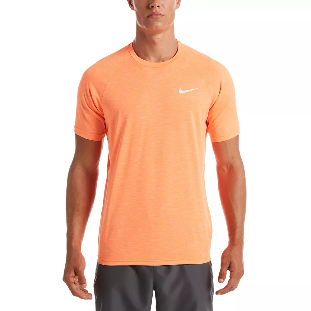 Men's Nike Dri-FIT UPF 40+ Heathered Hydroguard Swim Top 6 Men's Nike Dri-FIT UPF 40+ Heathered Hydroguard Swim Top - Image 4