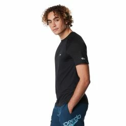 Men's Speedo Logo Swim Tee -Workout Clothes Sales Store 3856600 ALT2