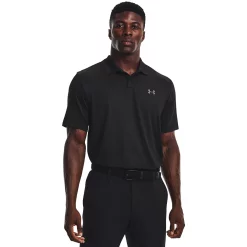 Big & Tall Under Armour Performance Golf Polo -Workout Clothes Sales Store 3869057 Black