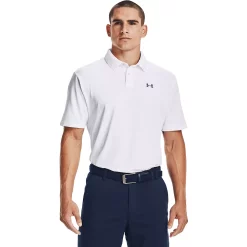 Big & Tall Under Armour Performance Golf Polo -Workout Clothes Sales Store 3869057 White
