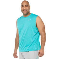 Big & Tall Nike Dri-FIT Heather Sleeveless Hydroguard Swim Tee