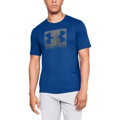 Big & Tall Under Armour Boxed Sportstyle Tee -Workout Clothes Sales Store 3885204 Royal