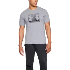 Big & Tall Under Armour Boxed Sportstyle Tee -Workout Clothes Sales Store 3885204 Steel Light Heather