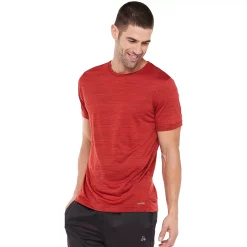 Men's Tek Gear® Dry Tek Tee -Workout Clothes Sales Store 3932637 Cherry Berry Black