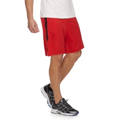 Men's Tek Gear® Dry Tek Shorts 9" -Workout Clothes Sales Store 3932653 Cherry Berry Black