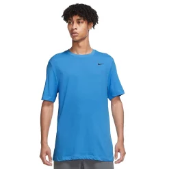 Men's Nike Dri-FIT Training Tee -Workout Clothes Sales Store 3951884 University Blue