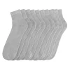 Big & Tall Tek Gear® 10-pack Quarter Socks 1 Big & Tall Tek Gear® 10-pack Quarter Socks -Workout Clothes Sales Store 4010431 Gray