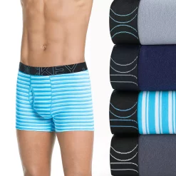 Men's Jockey® ActiveBlend® 4-Pack Boxer Briefs -Workout Clothes Sales Store 4220965 Blue Assorted