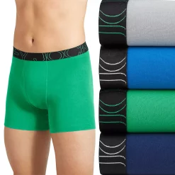 Men's Jockey® ActiveBlend® 4-Pack Boxer Briefs -Workout Clothes Sales Store 4220965 Blue Green Gray