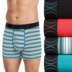 Men's Jockey® ActiveBlend® 4-Pack Boxer Briefs -Workout Clothes Sales Store 4220965 Doppler Stripe Mutli