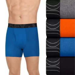 Men's Jockey® ActiveBlend® 4-Pack Boxer Briefs -Workout Clothes Sales Store 4220965 Suset Orange Multi