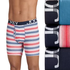 Men's Jockey® 3-pack ActiveStretch™ Midway Briefs -Workout Clothes Sales Store 4222985 Red