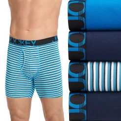 Men's Jockey® 3-pack ActiveStretch™ Midway Briefs -Workout Clothes Sales Store 4222985 Turquoise White Blue