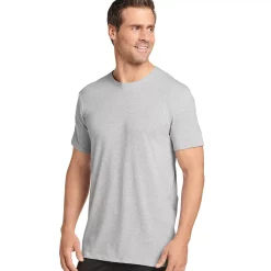 Men's Jockey® Stretch 3-pack Crewneck Tees 15 Men's Jockey® Stretch 3-pack Crewneck Tees -Workout Clothes Sales Store 4226681 Gray Heather