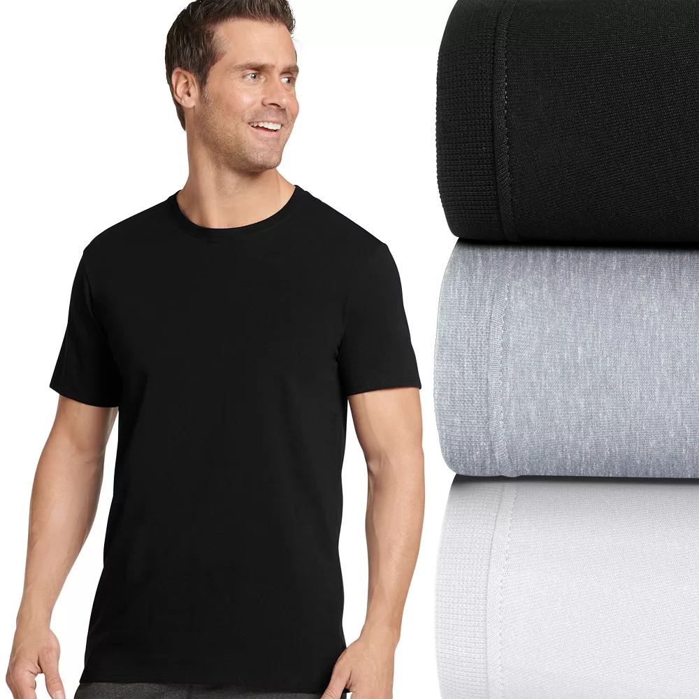 Men's Jockey® Stretch 3-pack Crewneck Tees 8 Men's Jockey® Stretch 3-pack Crewneck Tees - Image 6