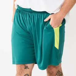 Big & Tall Tek Gear® Dry Tek Shorts 9" 20 Big & Tall Tek Gear® Dry Tek Shorts 9" -Workout Clothes Sales Store 4230671 Prestigious Green Lime